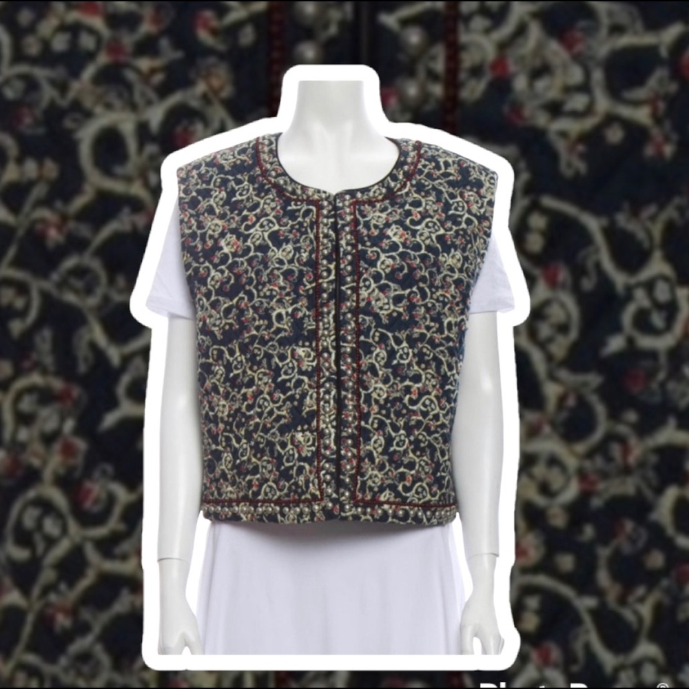 Isabel Marant Pattered Quilted Vest